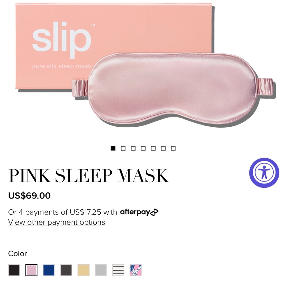 Slip Silk Sleep Mask - Rose Gold 💗